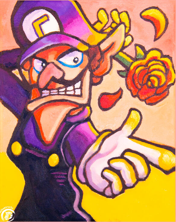Waluigi 8x10