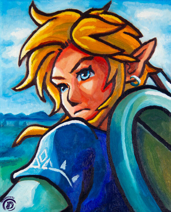 Link BOTW 8x10 Link BOTW 8x10