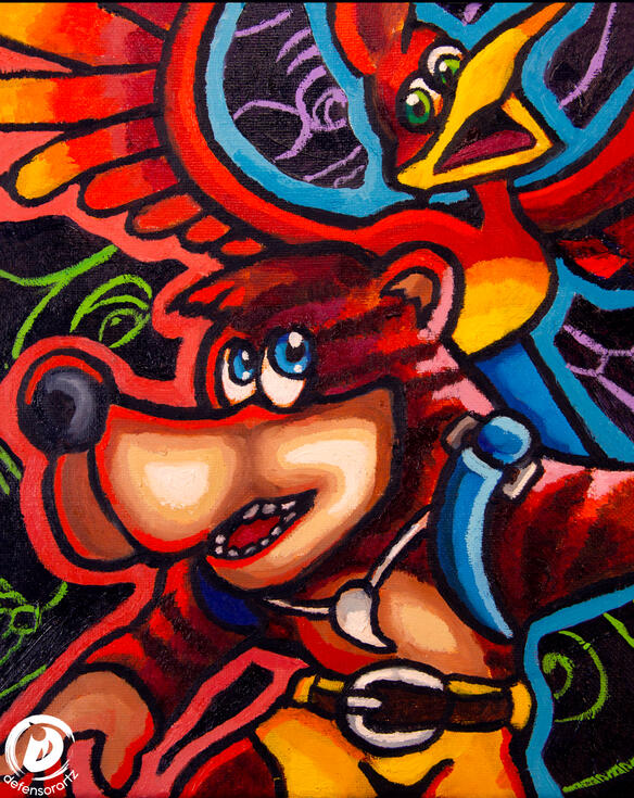 Banjo Kazooie 8x10 Banjo Kazooie 8x10