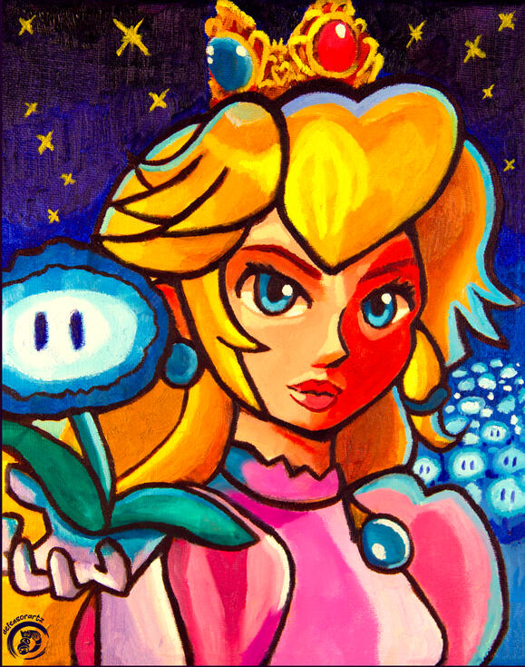 Peach 8x10