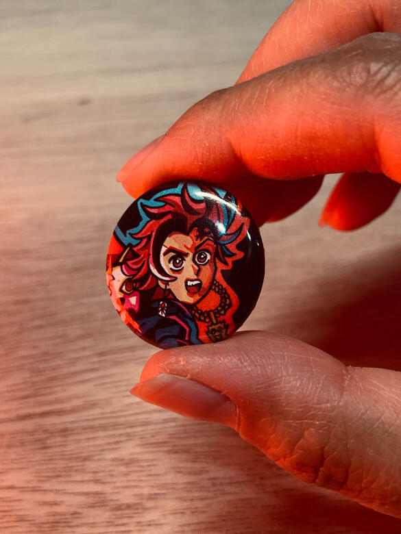 Tanjiro Button