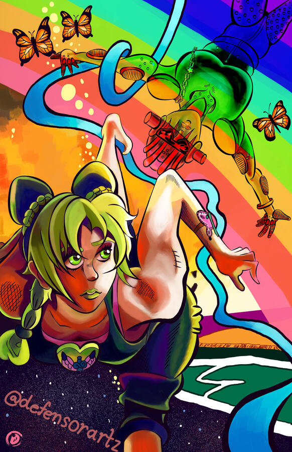 Jolyne & Stone Free Jolyne & Stone Free